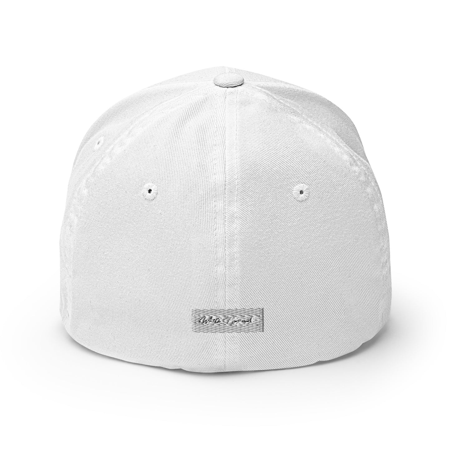 White Pyramid Flex Fit Cap