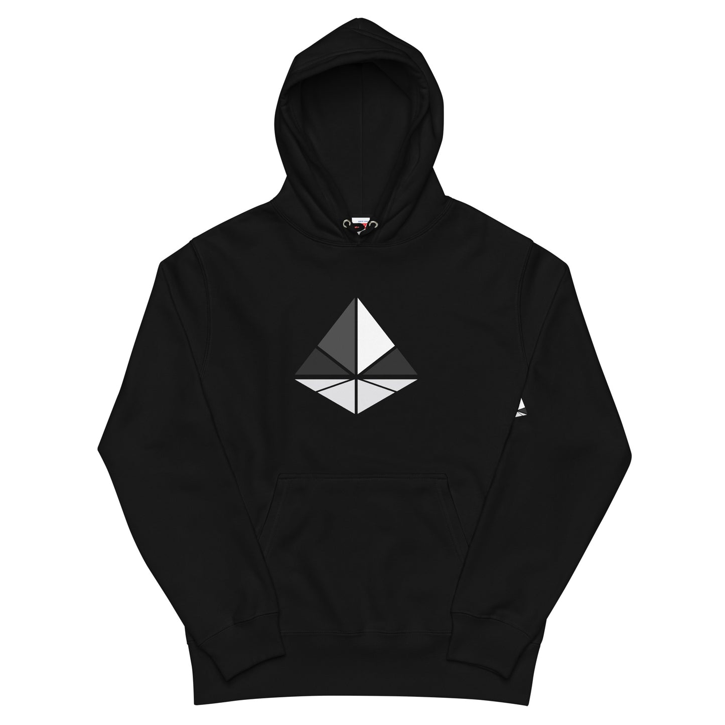 Unisex White Pyramid pullover Classic Logo hoodie EAST ASIA EXCLUSIVE