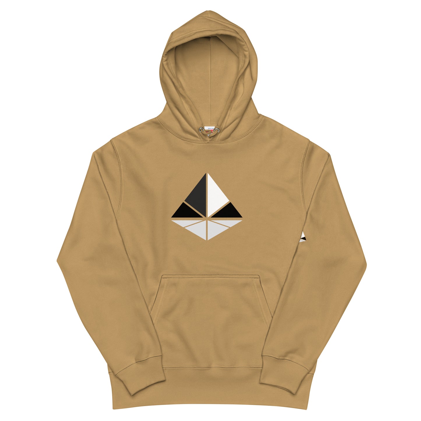 Unisex White Pyramid pullover Classic Logo hoodie EAST ASIA EXCLUSIVE